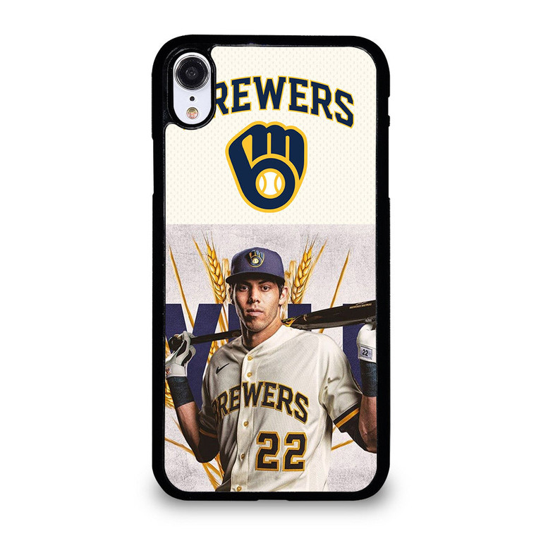 CHRISTIAN YELICH MILWAUKEE BREWERS 1 iPhone XR Case Cover