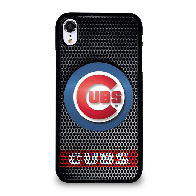 CHICAGO CUBS METAL LOGO iPhone XR Case Cover
