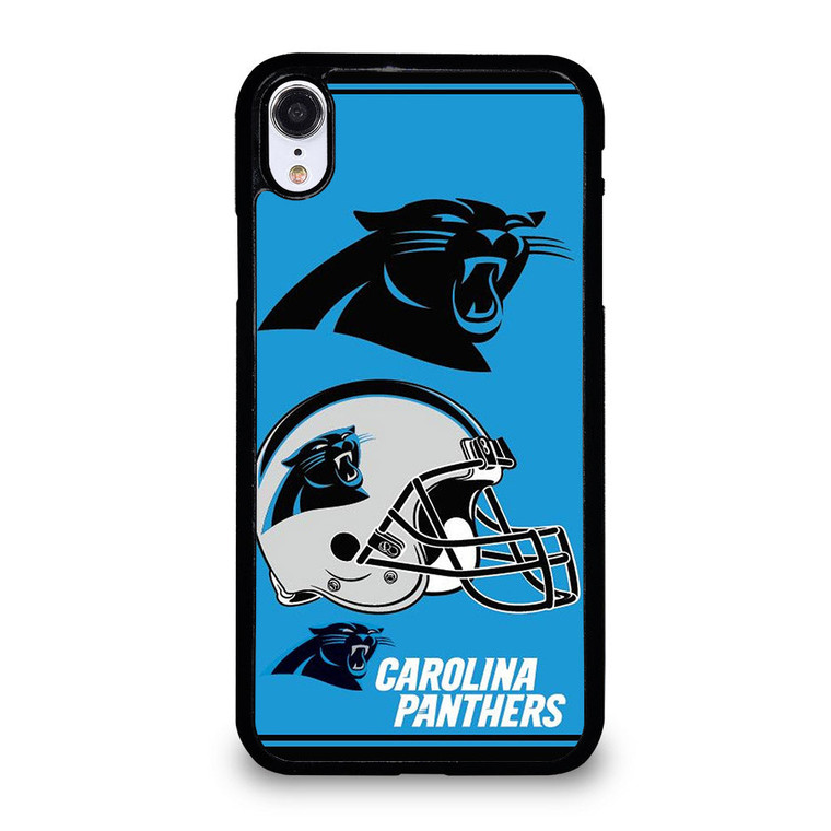 CAROLINA PANTHERS LOGO COLLAGE iPhone XR Case Cover