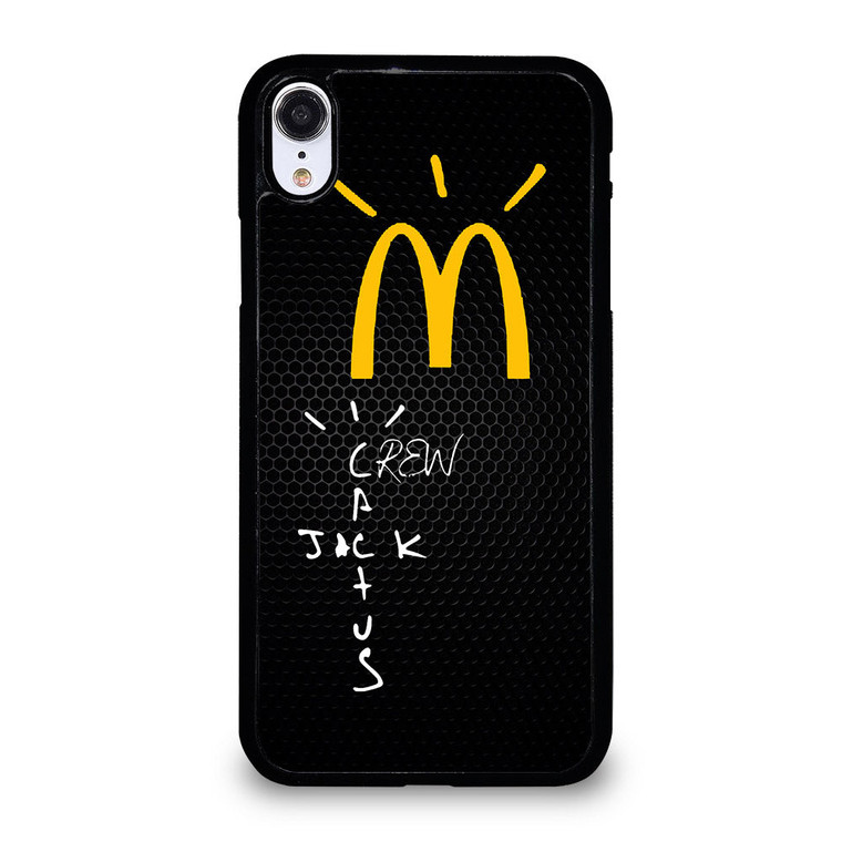 CACTUS JACK TRAVIS SCOTT MCDONALD'S METAL LOGO iPhone XR Case Cover