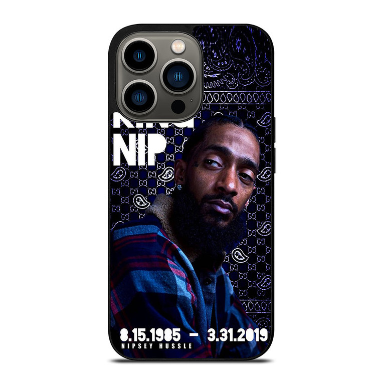 NIPSEY HUSSLE KING NIP iPhone 13 Pro Case Cover