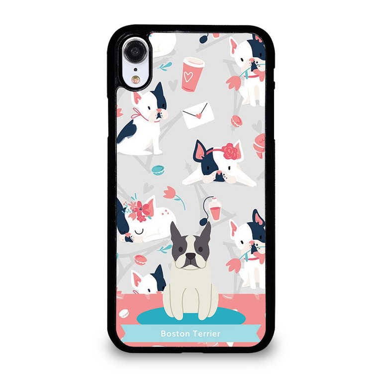BOSTON TERRIER DOG 1 iPhone XR Case Cover