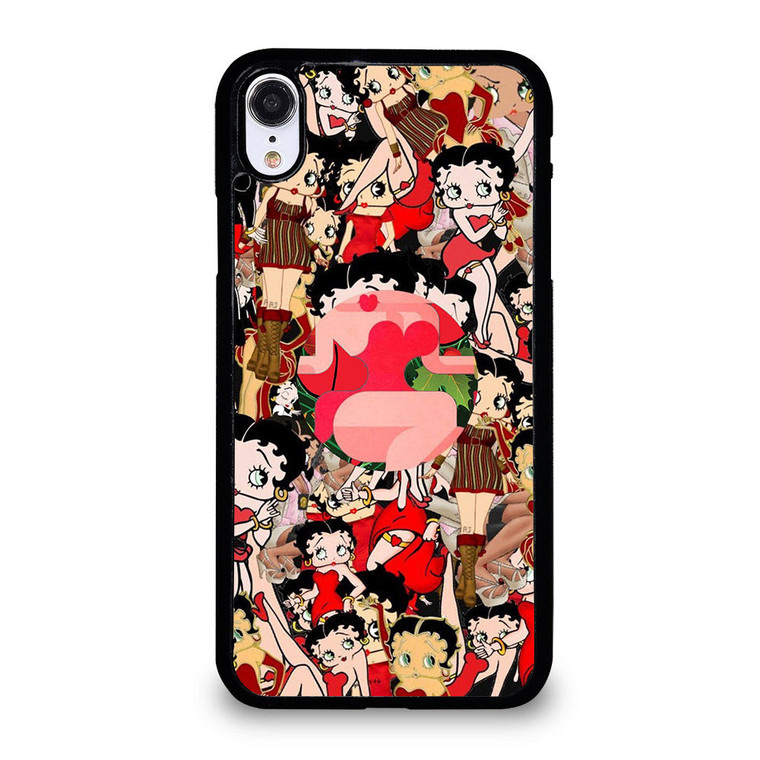 BETTY BOOP ONLY COLLAGE iPhone XR Case Cover