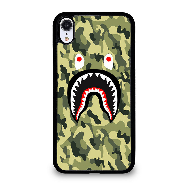 BAPE SHARK CAMO 2 iPhone XR Case Cover