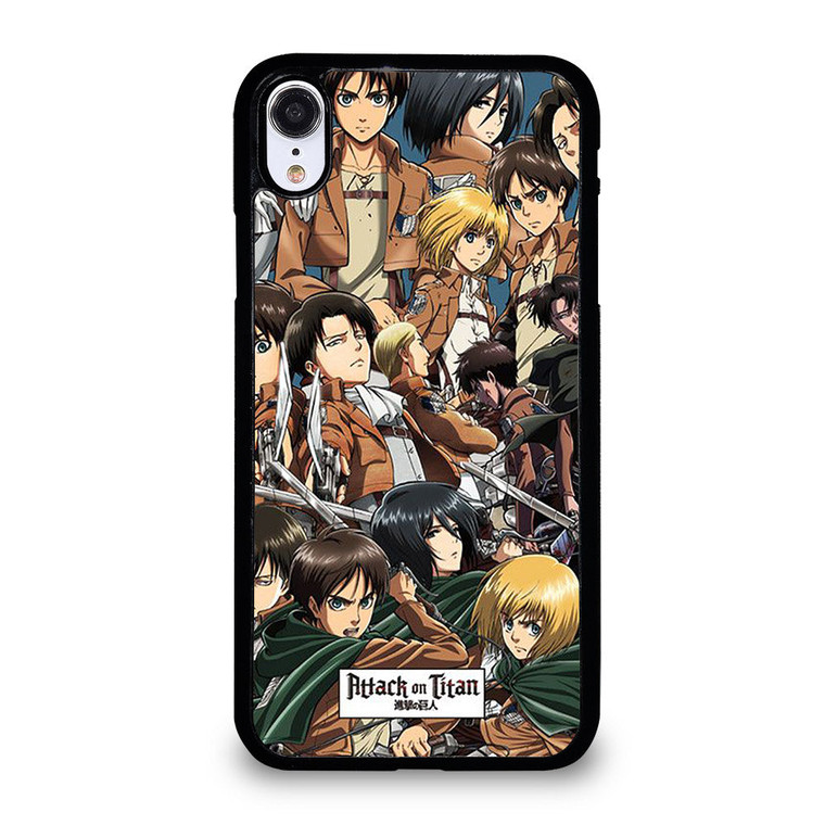 ATTACK ON TITAN ALL CHARACTER iPhone XR Case Cover