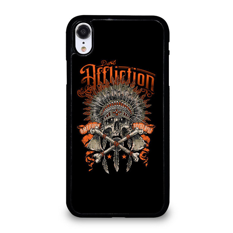 AFFLICTION SKULL iPhone XR Case Cover