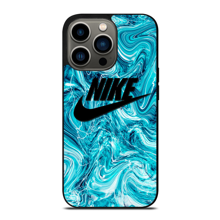 NIKE BLUE FINE iPhone 13 Pro Case Cover