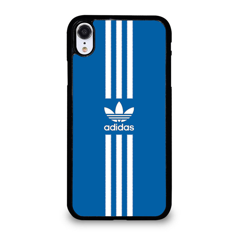 ADIDAS STRIPE BLUE iPhone XR Case Cover