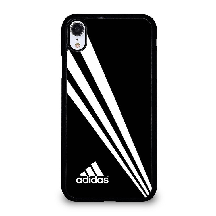 ADIDAS STRIPE BLACK iPhone XR Case Cover