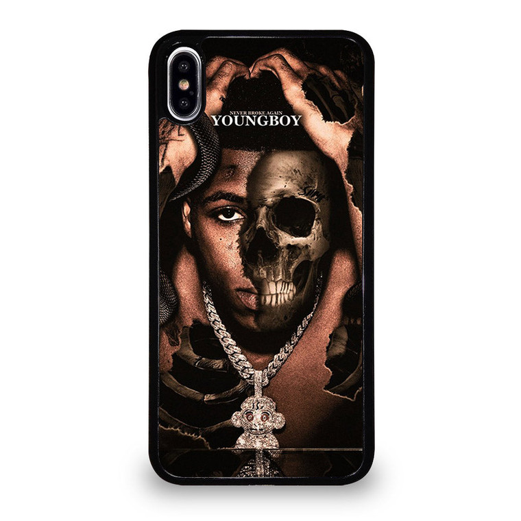YOUNGBOY NBA RAPPER SKULL iPhone XS Max Case Cover