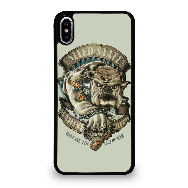 USMC MARINE WAR DOGS iPhone XS Max Case Cover