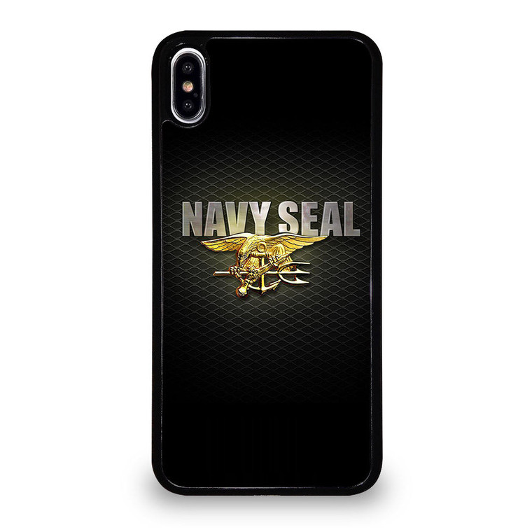 US NAVY SEAL METAL LOGO iPhone XS Max Case Cover