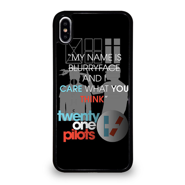 TWENTY ONE PILOTS SHOOT LYRICS iPhone XS Max Case Cover