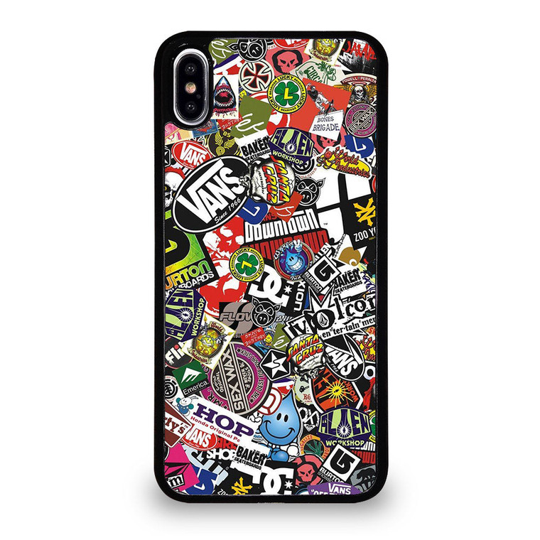 STICKER BOMB DC iPhone XS Max Case Cover STICKER BOMB DC iPhone XS Max Case Cover
