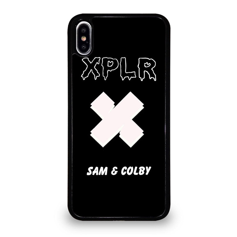 SAM AND COLBY XPLR X LOGO iPhone XS Max Case Cover