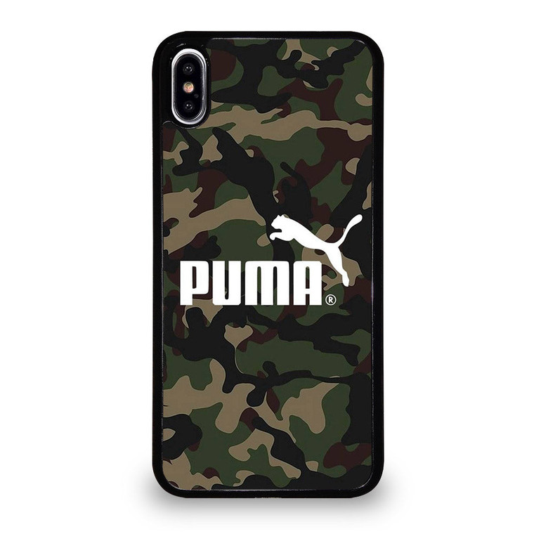 PUMA CAMO LOGO iPhone XS Max Case Cover