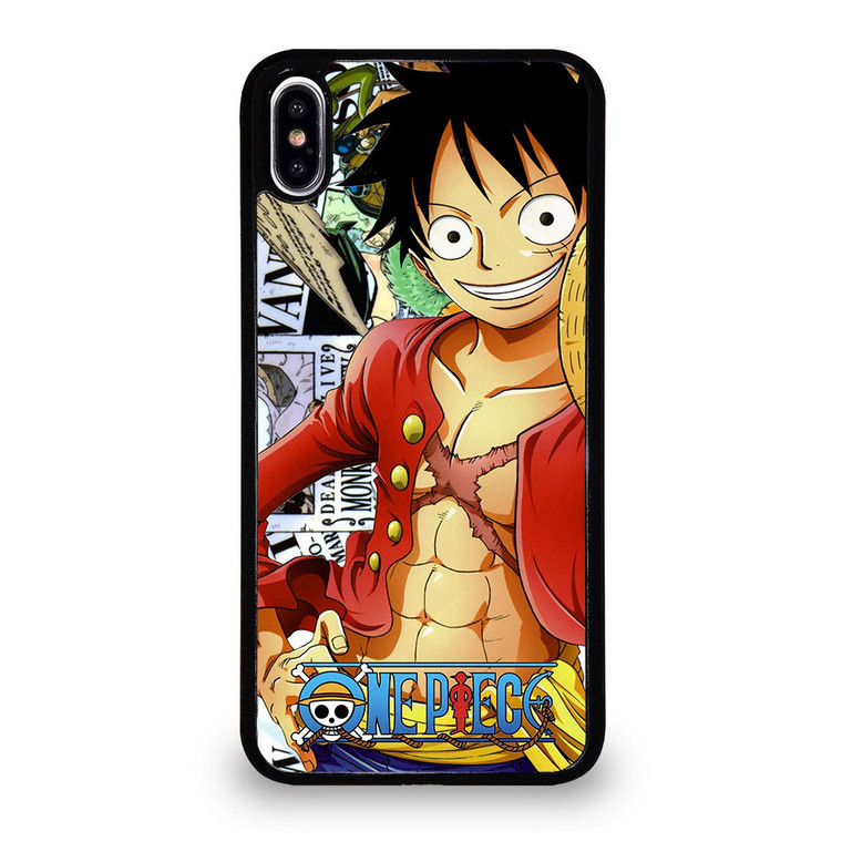 ONE PIECE LUFFY ANIME iPhone XS Max Case Cover