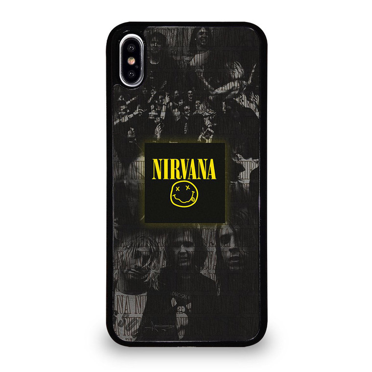 NIRVANA ROCK BAND LOGO iPhone XS Max Case Cover