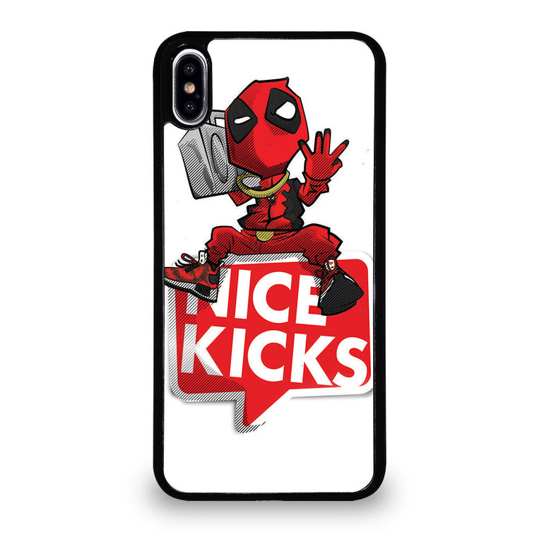 NICE KICKS SNEAKERS DEADPOOL iPhone XS Max Case Cover