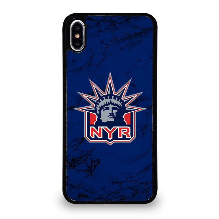 NEW YORK RANGERS MARBLE iPhone XS Max Case Cover
