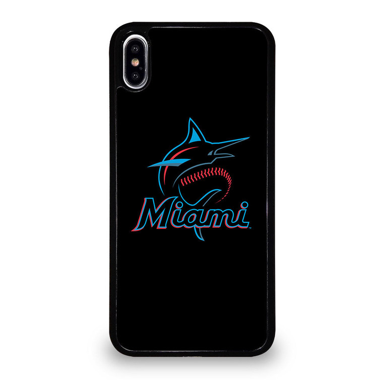 MIAMI MARLINS 3 iPhone XS Max Case Cover