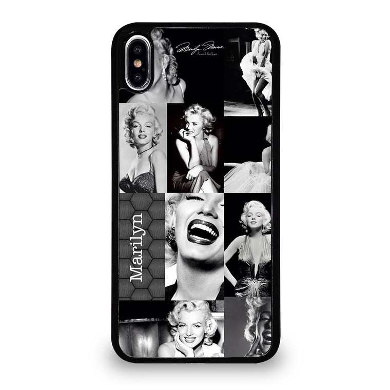 MARILYN MONROE PHOTO COLLAGE iPhone XS Max Case Cover