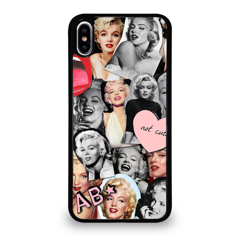 MARILYN MONROE COLLAGE iPhone XS Max Case Cover