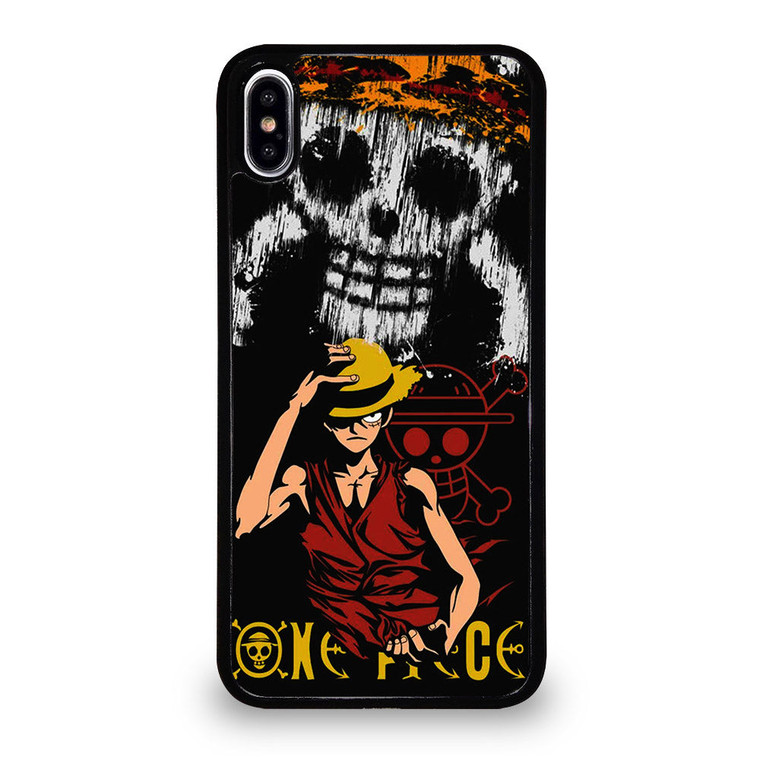 LUFFY STRAW HAT ONE PIECE iPhone XS Max Case Cover