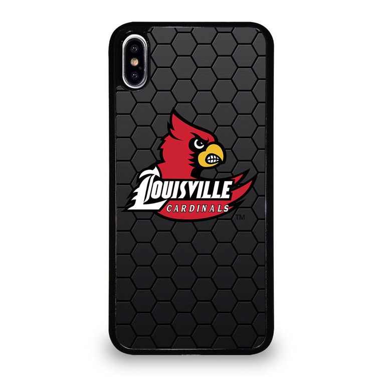 LOUISVILLE CARDINALS LOGO HEXAGON iPhone XS Max Case Cover