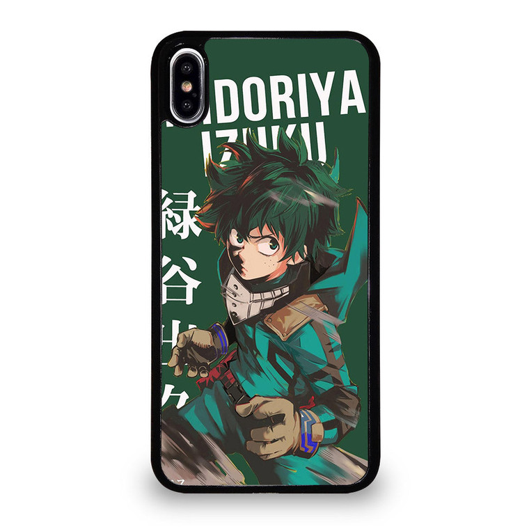 IZUKU MIDORIYA DEKU MY HERO ACADEMIA iPhone XS Max Case Cover