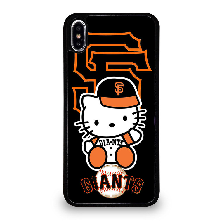 HELLO KITTY SAN FRANCISCO GIANTS iPhone XS Max Case Cover