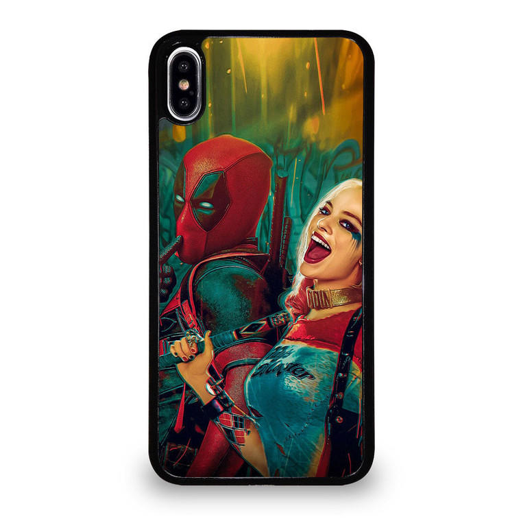 DEADPOOL HARLEY QUINN 1 iPhone XS Max Case Cover
