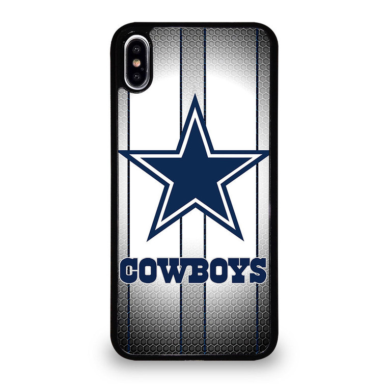 DALLAS COWBOYS SILVER METAL iPhone XS Max Case Cover