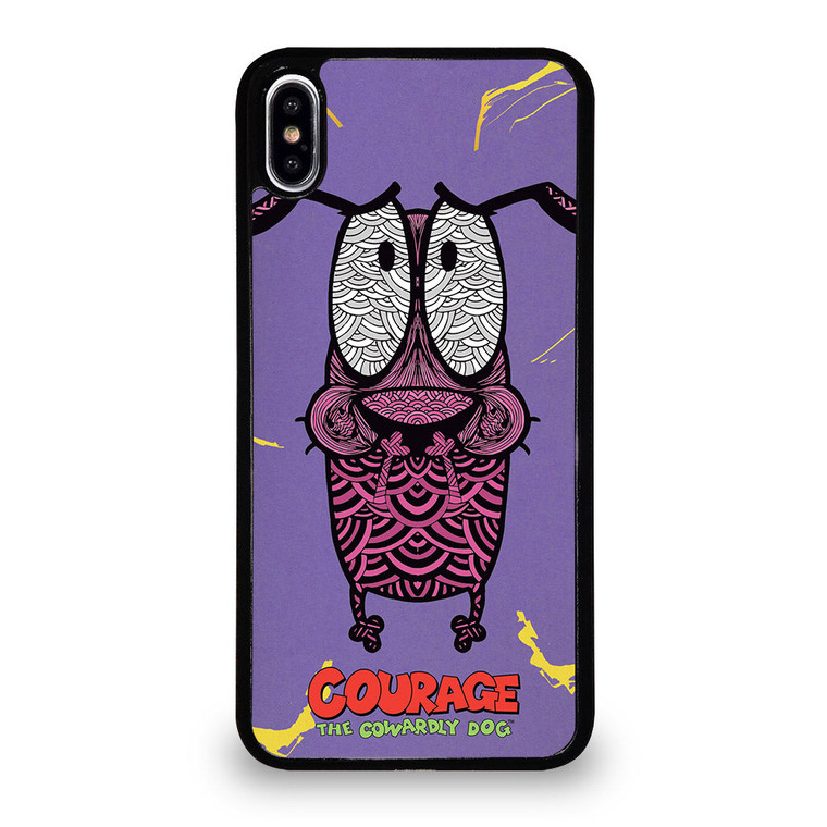 COURAGE THE COWARDLY DOG FEAR iPhone XS Max Case Cover