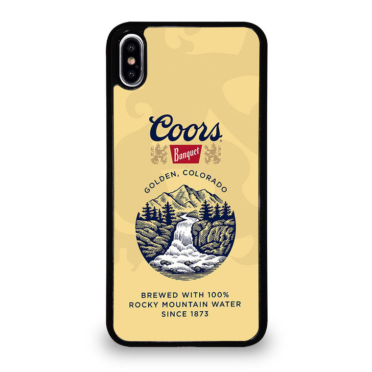 COORS BANQUET BEER LOGO iPhone XS Max Case Cover