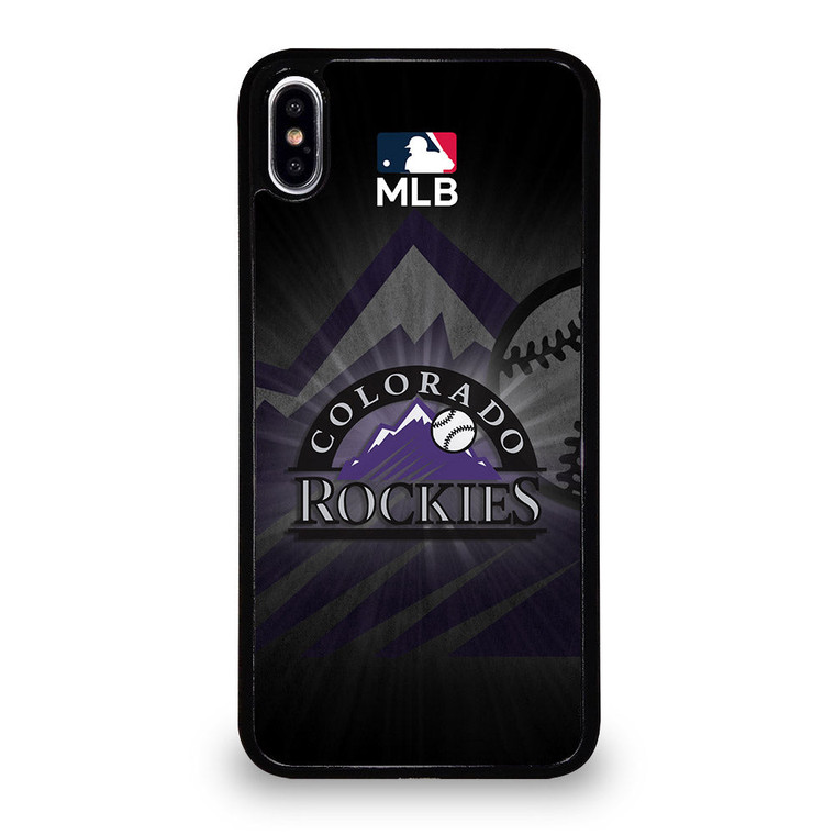 COLORADO ROCKIES BASEBALL LOGO iPhone XS Max Case Cover