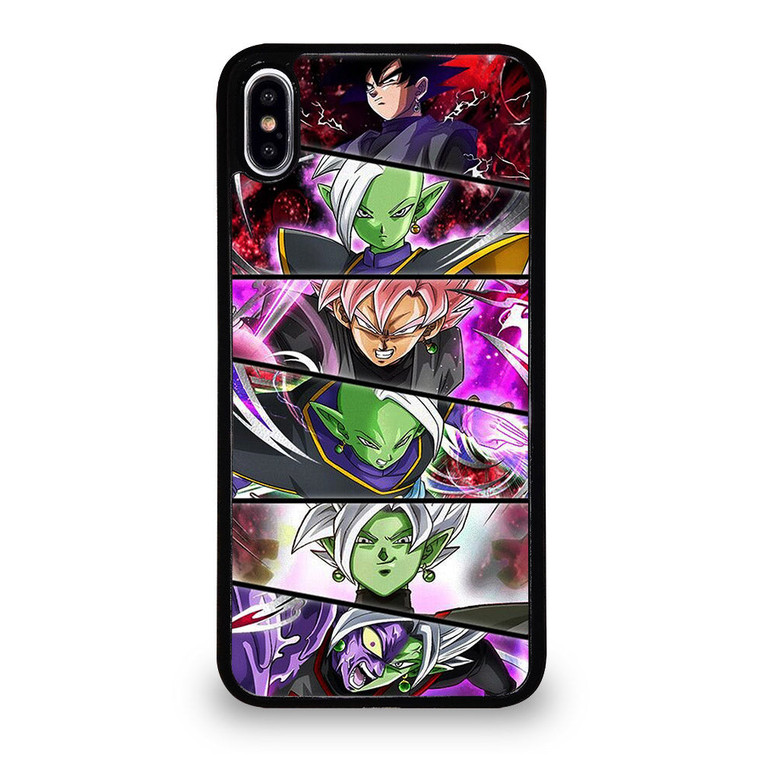 BLACK GOKU X ZAMASU DRAGON BALL iPhone XS Max Case Cover