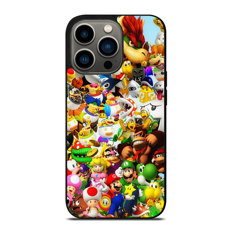 MARIO BROS ALL CHARACTER iPhone 13 Pro Case Cover