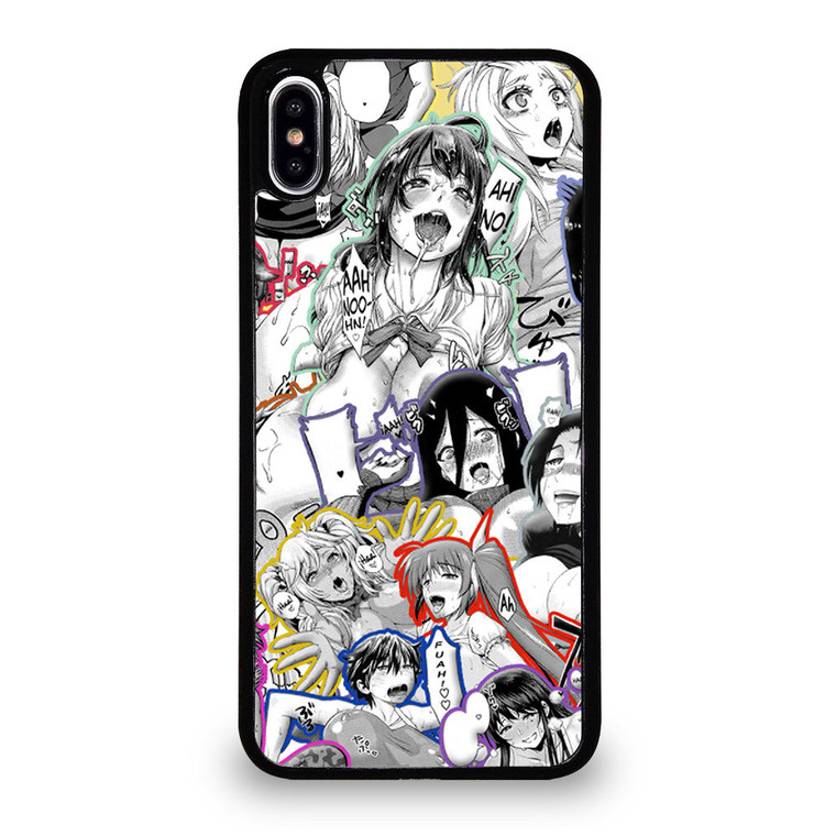 AHEGAO FACE ANIME 1 iPhone XS Max Case Cover