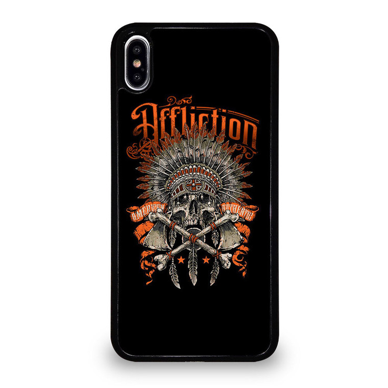 AFFLICTION SKULL iPhone XS Max Case Cover