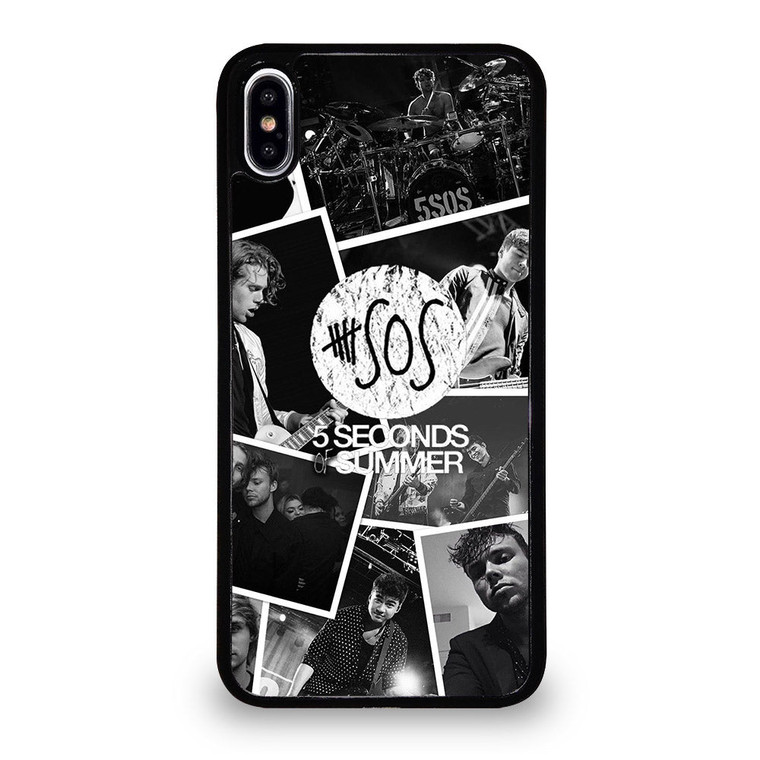 5 SECONDS OF SUMMER COLLAGE iPhone XS Max Case Cover