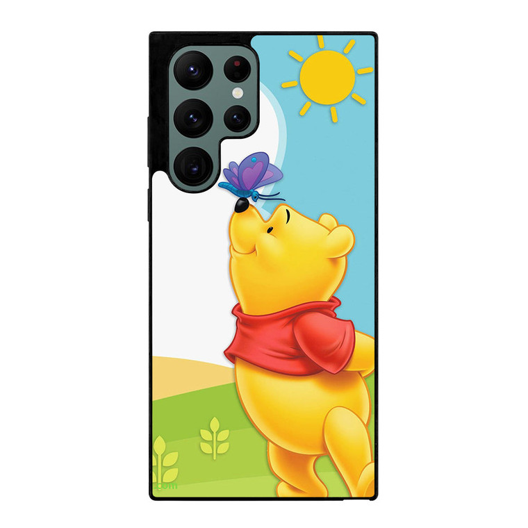 WINNIE THE POOH BUTTERFLY Samsung Galaxy S22 Ultra Case Cover