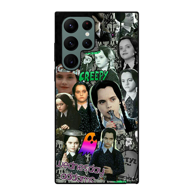 WEDNESDAY ADDAMS COLLAGE Samsung Galaxy S22 Ultra Case Cover