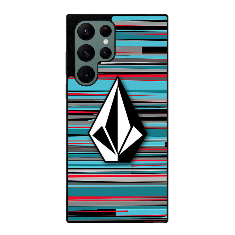 VOLCOM STRIPE LOGO Samsung Galaxy S22 Ultra Case Cover