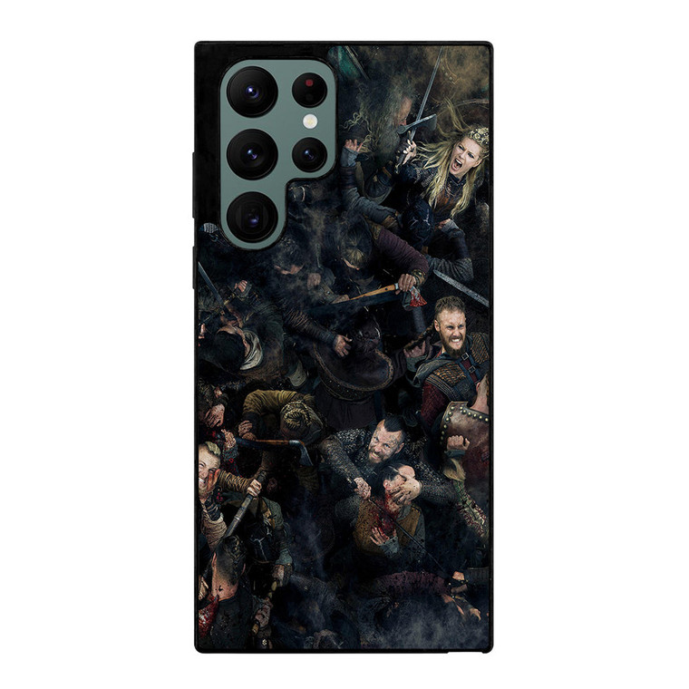 VIKINGS WAR COLLAGE Samsung Galaxy S22 Ultra Case Cover