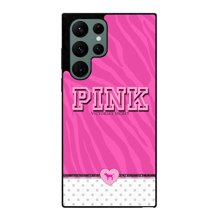 VICTORIA'S SECRET PINK DOT Samsung Galaxy S22 Ultra Case Cover