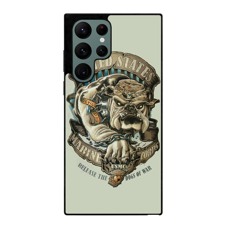 USMC MARINE WAR DOGS Samsung Galaxy S22 Ultra Case Cover