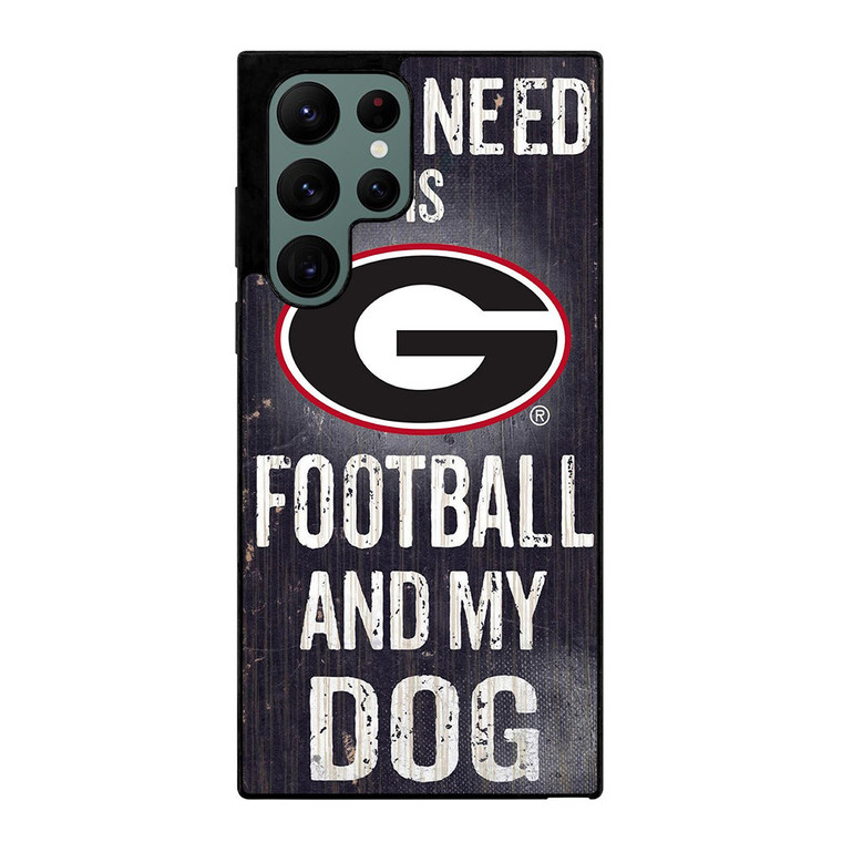 UNIVERSITY GEORGIA BULLDOGS 5 Samsung Galaxy S22 Ultra Case Cover