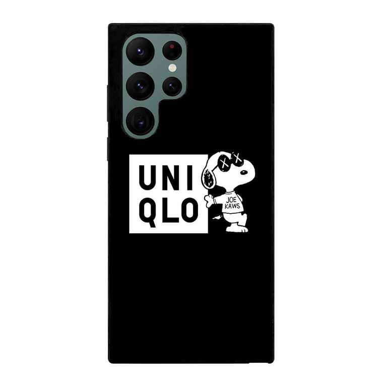 UNIQLO SNOOPY LOGO Samsung Galaxy S22 Ultra Case Cover