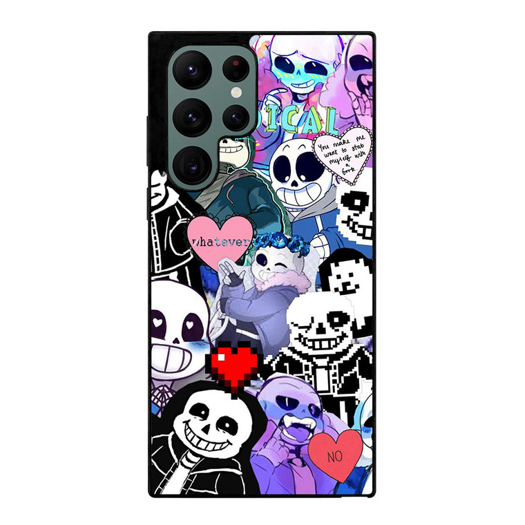 UNDERTALE SANS COLLAGE Samsung Galaxy S22 Ultra Case Cover